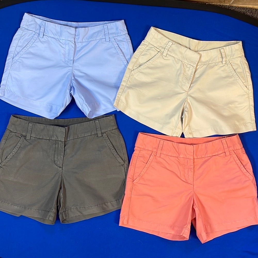J Crew - 5” Stretch Chino Shorts - 2 Colors - Size 2